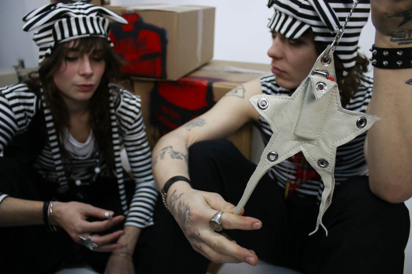 Shooting Star Keychain - Beige