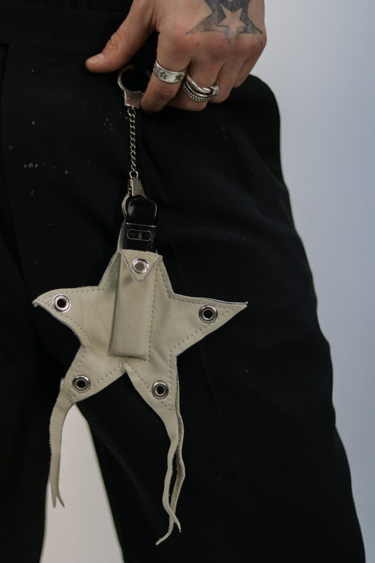 Shooting Star Keychain - Beige