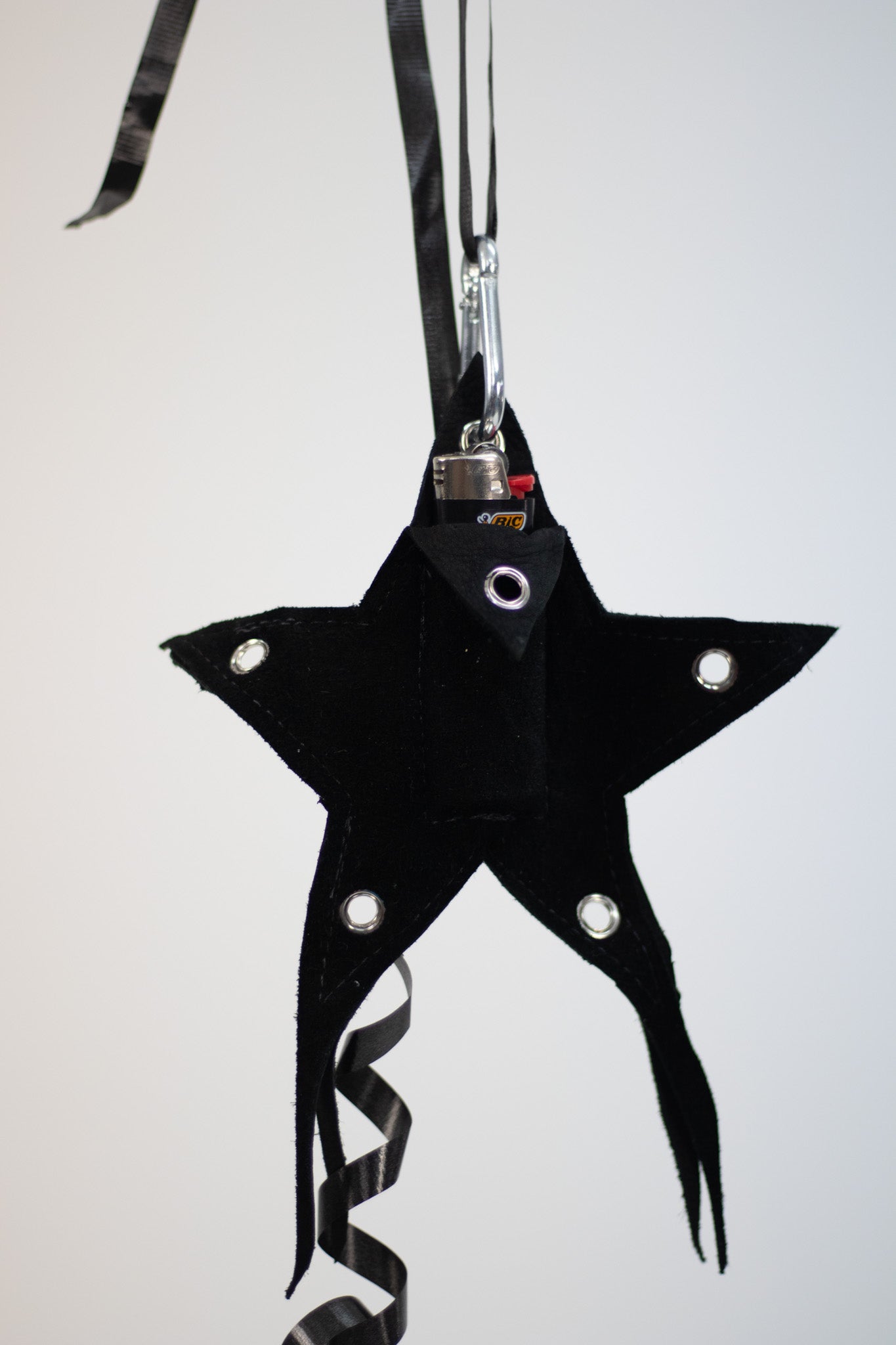 Shooting Star Keychain - Black